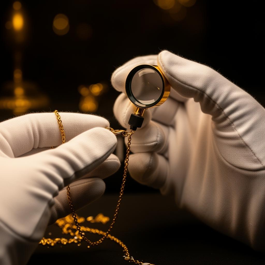 Professional gold jewellery inspection and testing